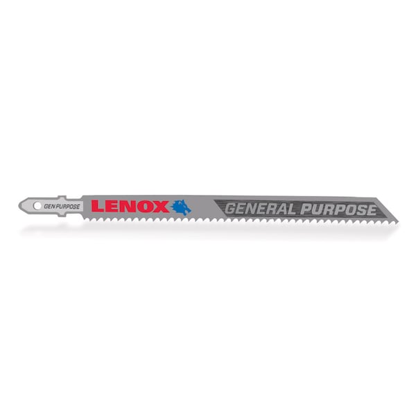Lenox Lenox 5-1/4 in. Bi-Metal T-Shank General Purpose Jig Saw Blade 10 TPI 3 pk 1991366 - main